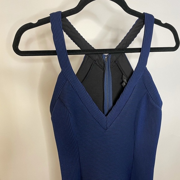 Guess Sexy Blue Bandage Dress - Picture 2 of 5